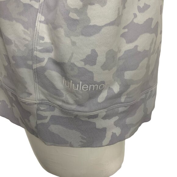 Lululemon Perfectly Oversized Crew Sweatshirt 8 Incognito Camo Alpine - Picture 5 of 13